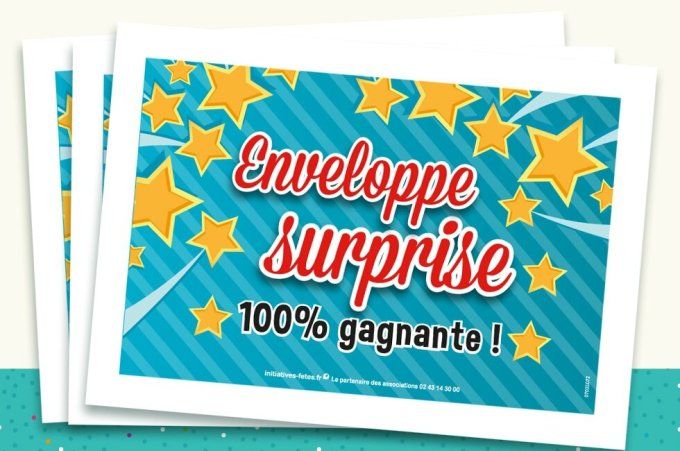 Enveloppe surprise 100% gagnante !