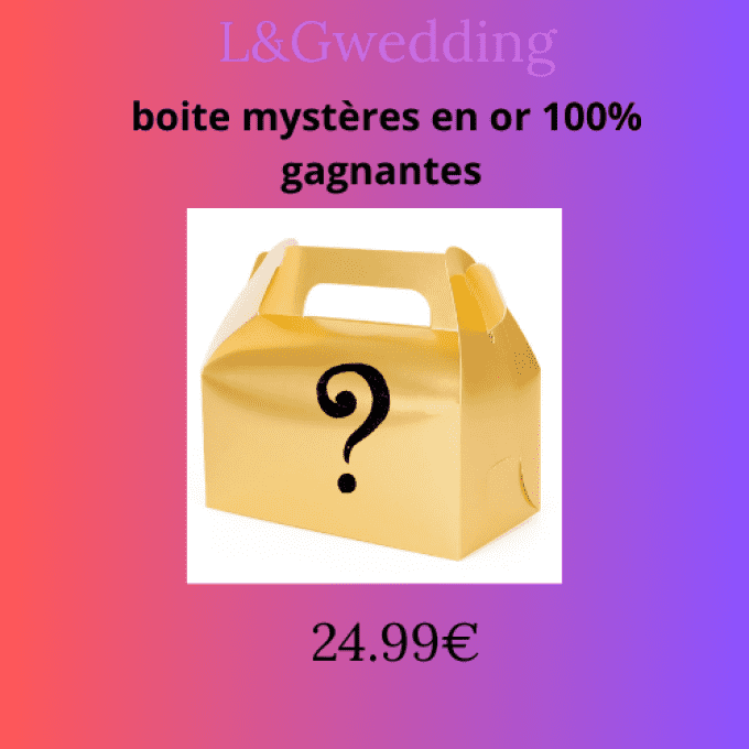 BOITES EN OR MYSTERE OUVERTURE DES BOITES TOUS LES JOURS DE LIVE 