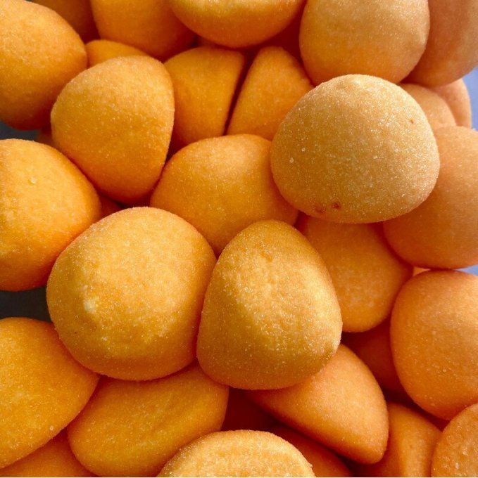 balle de golf orange vendu par 5