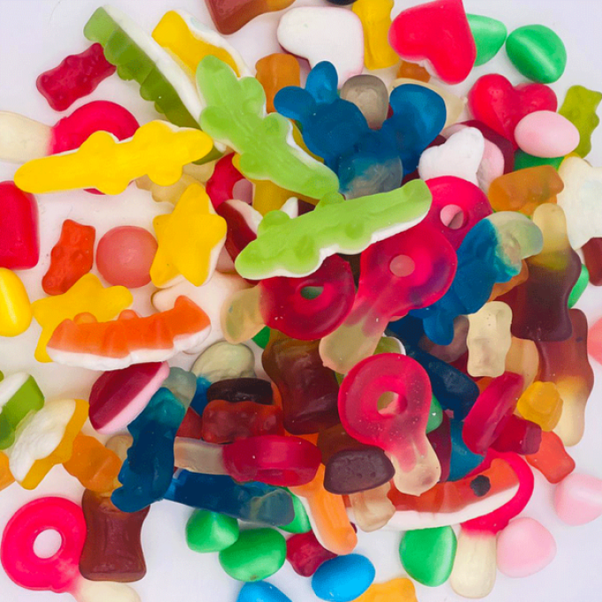1kg bonbons mélangé sous marque 