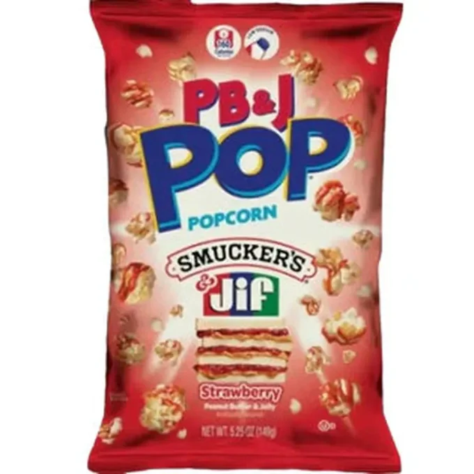 Candy Pop Popcorn Peanut Butter & Jelly Strawberry 149g