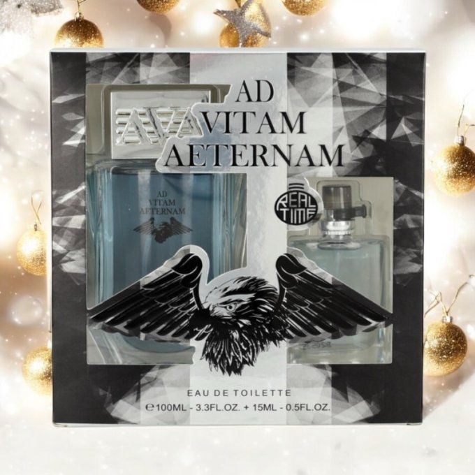 COFFRET PARFUM POUR HOMME AD VITAM AFTERNAM REAL TIME