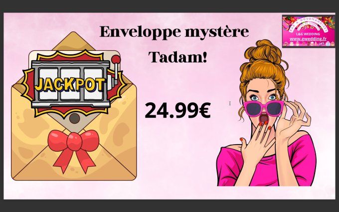 Tadam Letter (enveloppe surprise) prochain tirage mardi 12 aout 