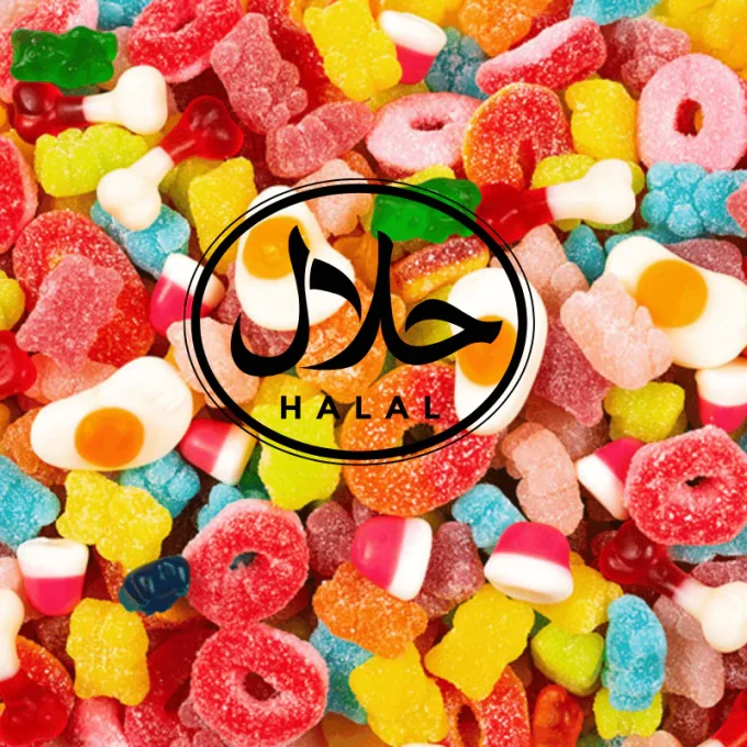 GWEDBOX BOX DE  1KG BONBON HALAL MELANGE 