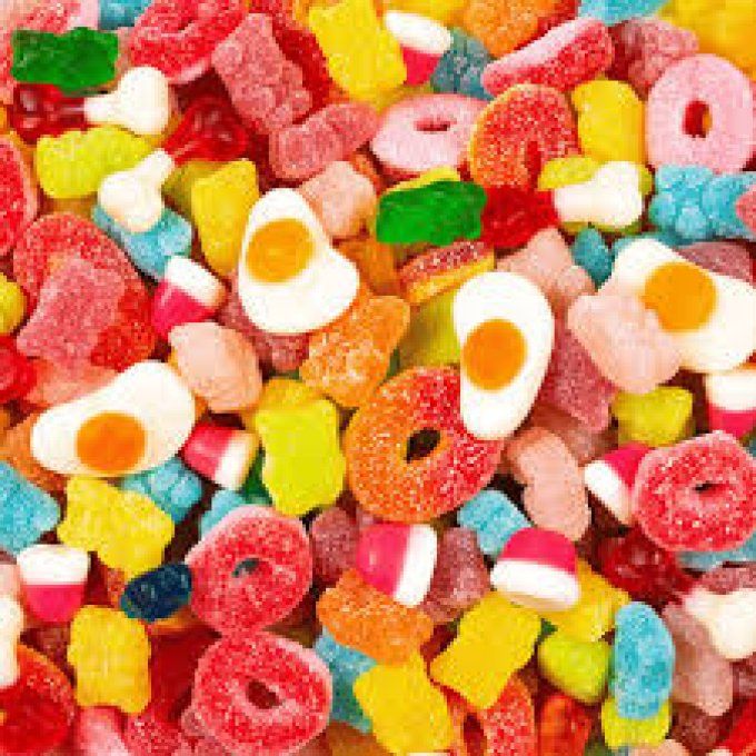 GWEDBOX 1kg bonbons mélangé sous marque 