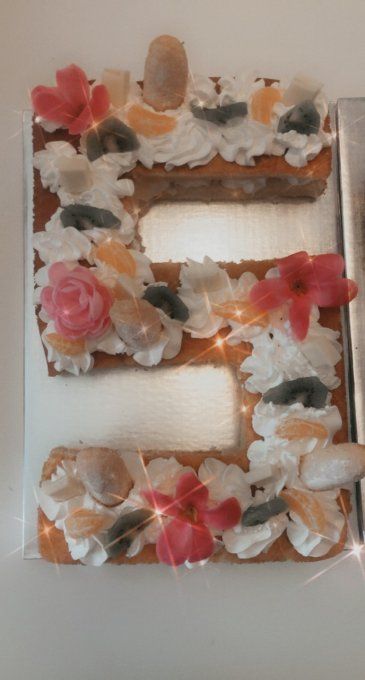 NUMBER CAKES FRUITS 