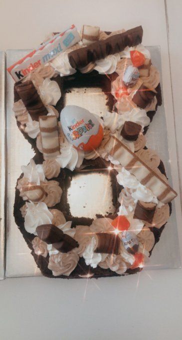 NUMBER CAKES CHOCOLAT NUTELLA 
