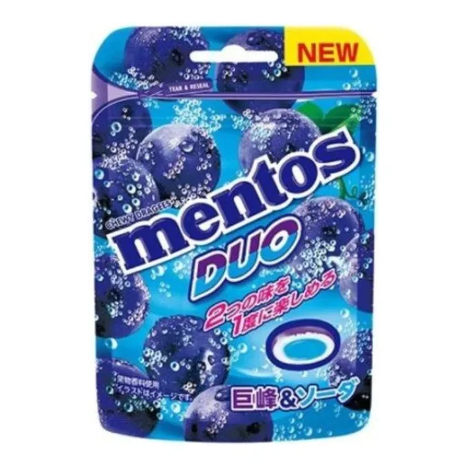 Mentos Duo Kyoho Grape & Soda 45g