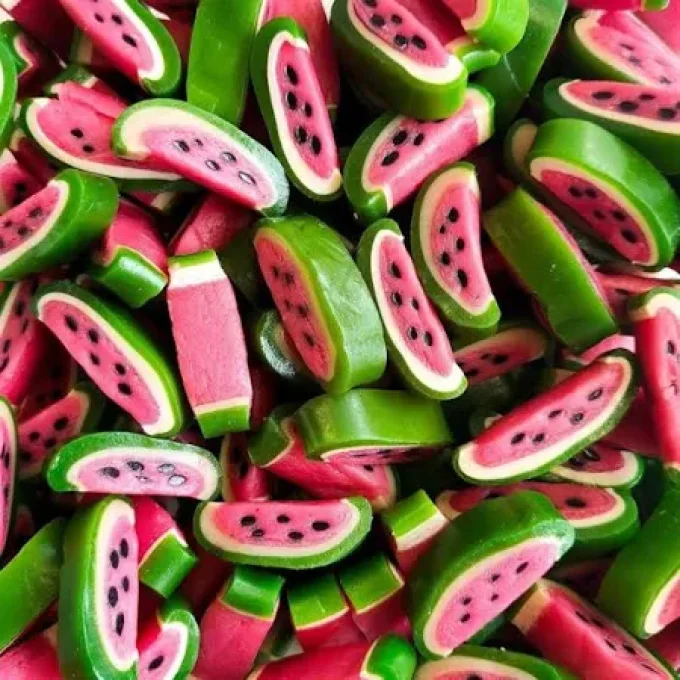 VIDAL Tranche de PASTÈQUE vendu par 100G